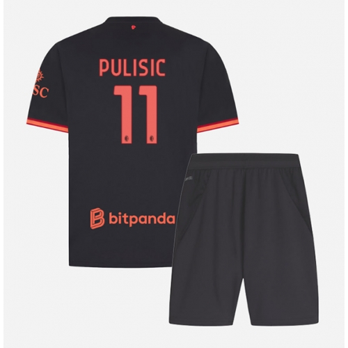AC Milan Christian Pulisic #11 Maglia Gara Terza Repliche 2026-27 Bambino Maniche Corte AC Milan Christian Pulisic #11 Maglia Gara Terza Repliche 2026-27 Bambino Maniche Corte
